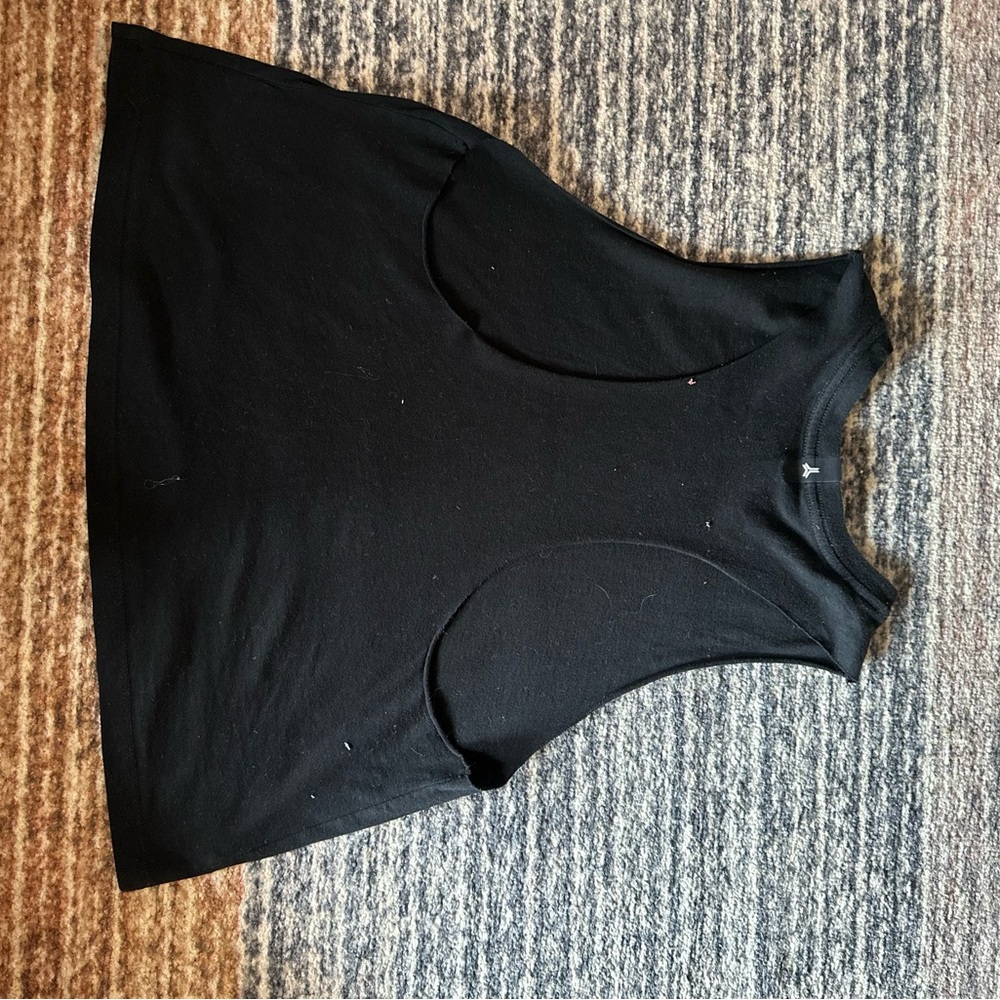 Ultracor Black Muscle Tee with Silver Lightning Accents - Picture 4 of 4